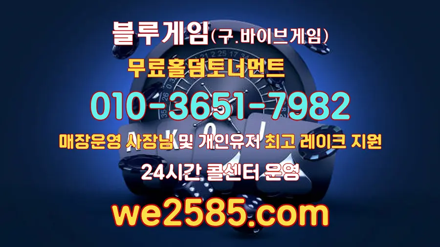 블루게임 와일드홀덤 제휴